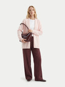 Cashmere Open-Front Cardigan Peach Blush - Gobi Cashmere