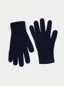 Essential Knit Cashmere Gloves Navy Blazer - Gobi Cashmere