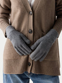Essential Knit Cashmere Gloves Dim Gray - Gobi Cashmere #color_dim-gray