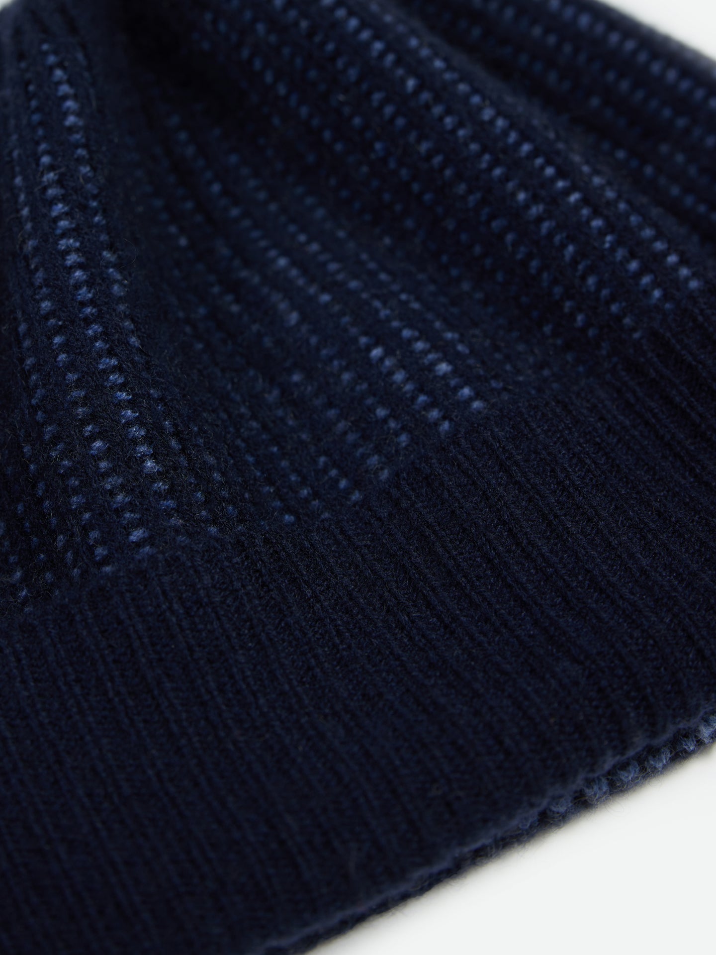 Cashmere Ribbed Knit Hat