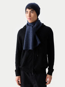 Cashmere Ribbed Knit Hat Navy | GOBI UK