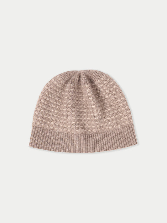 Organic Colour Waffle Knit Cashmere Hat