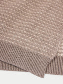 Organic Colour Waffle Knit Cashmere Scarf | GOBI UK
