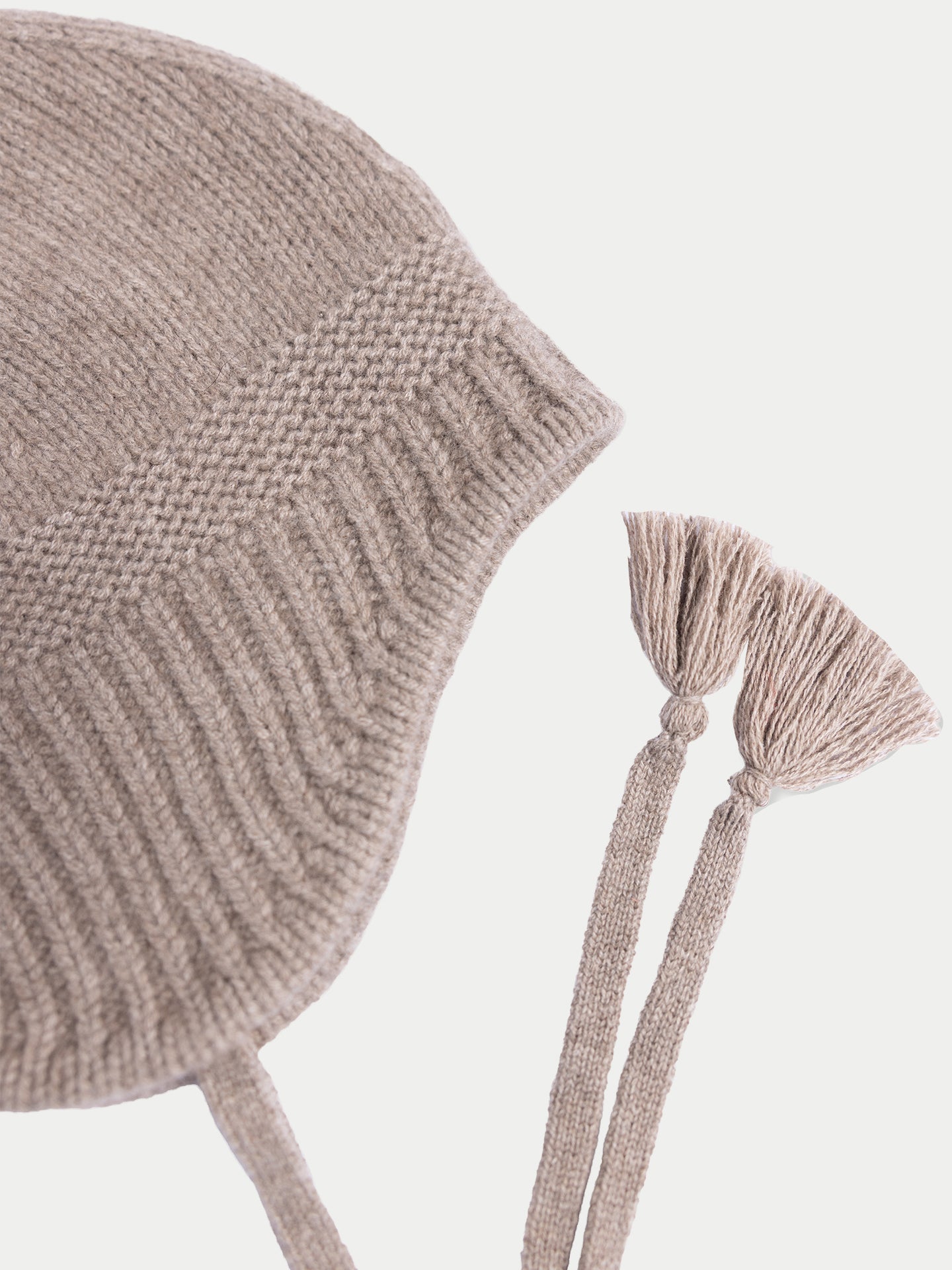 Organic Colour Ultimate Warmth Knit Tie Hat