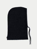 Black drawstring bag on a white background