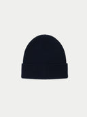 Ribbed Chunky Cashmere Beanie Navy Blazer - Gobi Cashmere