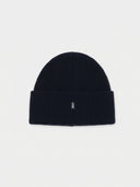 Ribbed Chunky Cashmere Beanie Navy Blazer - Gobi Cashmere