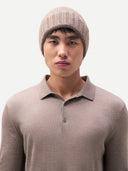 Unisex Cashmere Beanie Taupe - Gobi Cashmere #color_taupe