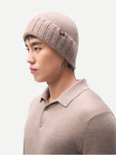 Unisex Cashmere Beanie Taupe - Gobi Cashmere