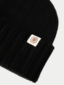 Unisex Beanie Black - Gobi Cashmere #color_black