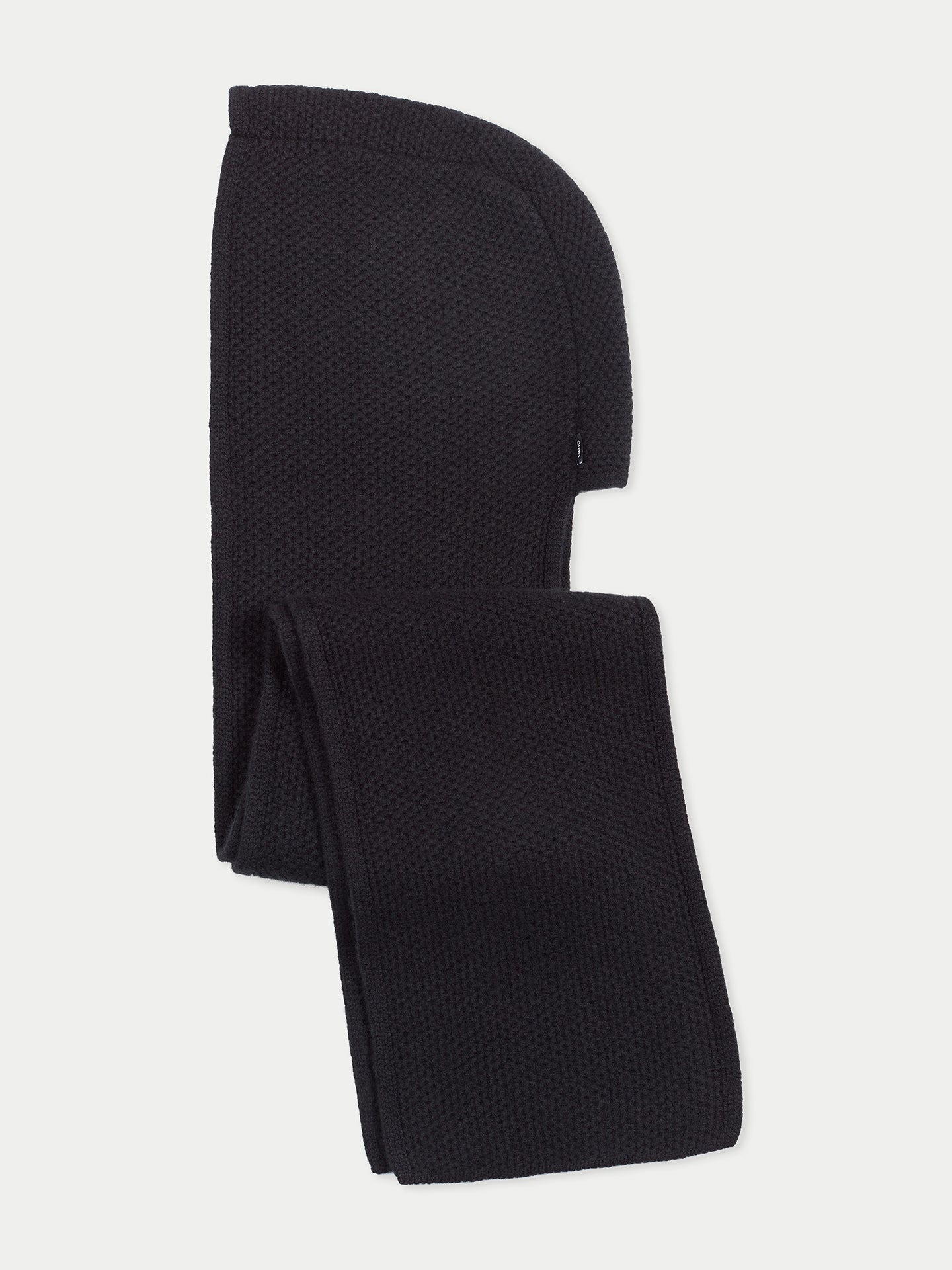 Unisex Cashmere Hooded Scarf Black - Gobi Cashmere