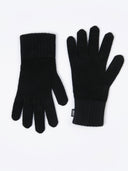 Women's Cashmere Gloves Black - Gobi Cashmere #color_black