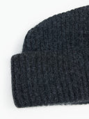 Unisex Cashmere Grandpa Hat Charcoal - Gobi Cashmere #color_navy