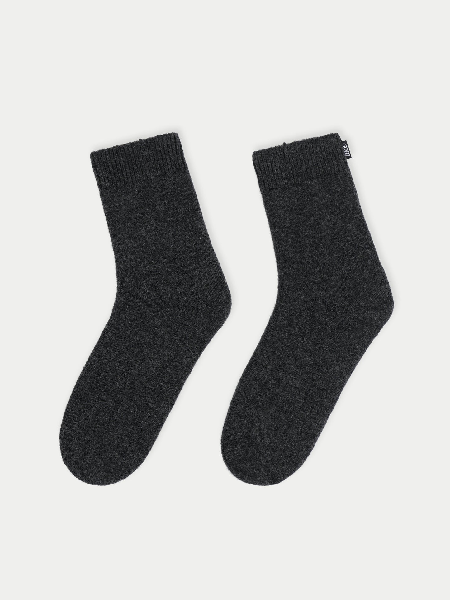 Unisex Cashmere Rib Knit Bed Socks
