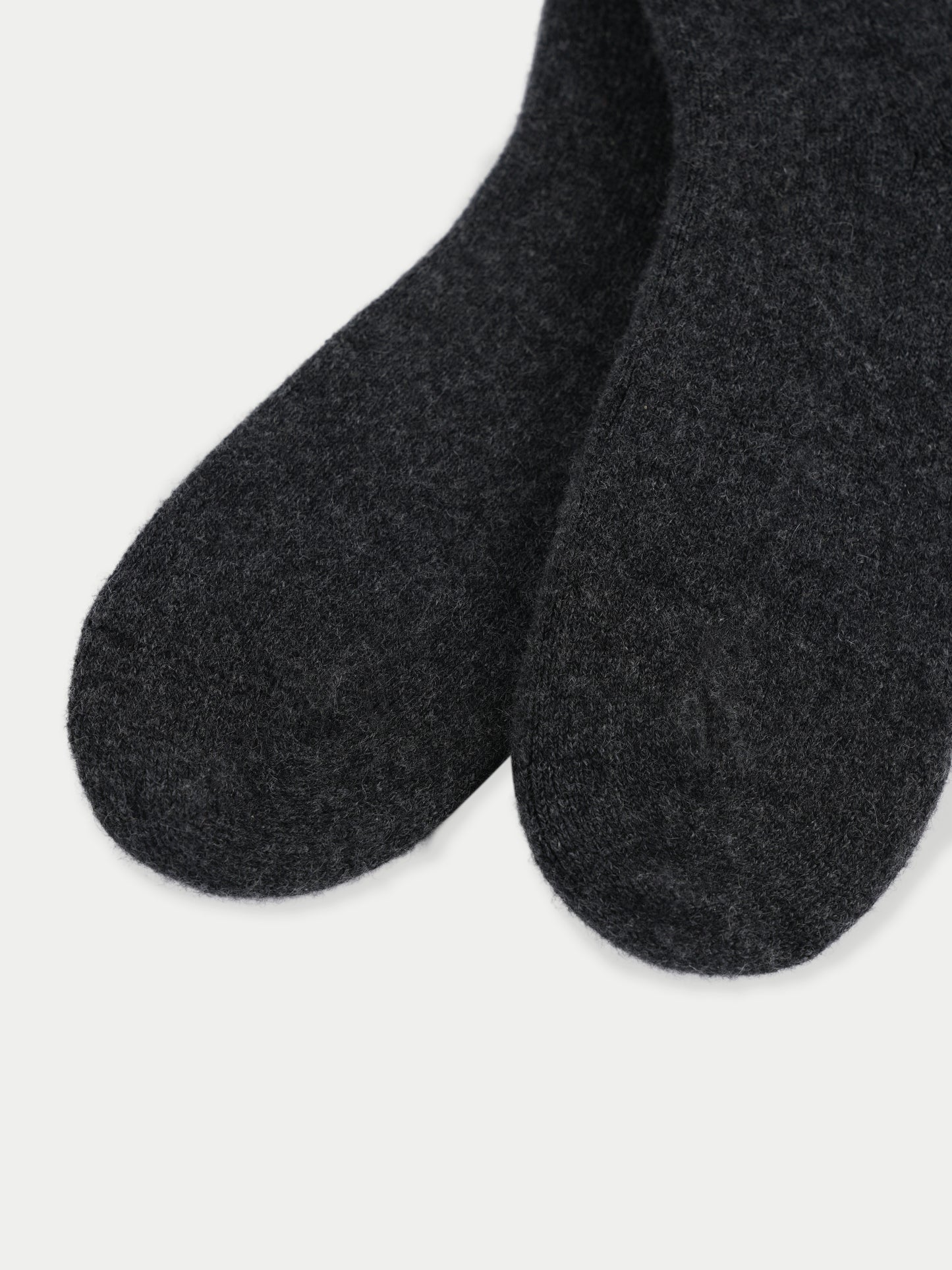 Unisex Cashmere Rib Knit Bed Socks
