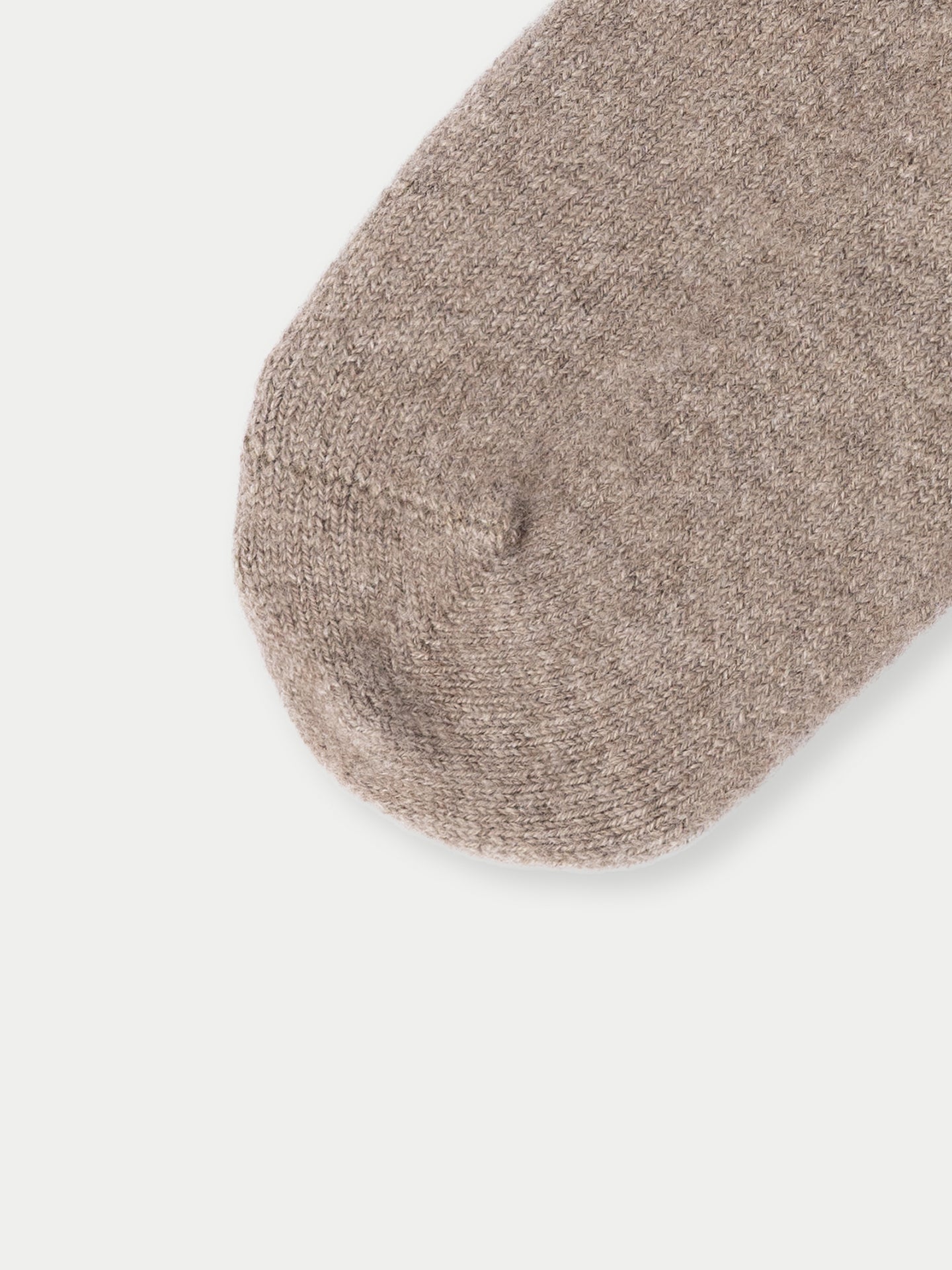 Organic Colour Unisex Cashmere Rib Knit Bed Socks