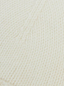 Unisex Cashmere  Basic Beanie White - Gobi Cashmere #color_white