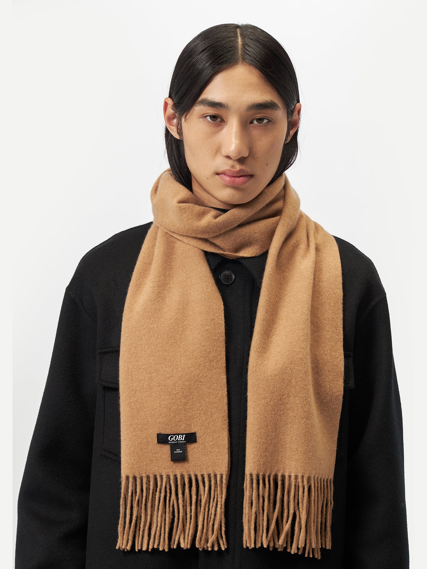 Cashmere Fringed Scarf