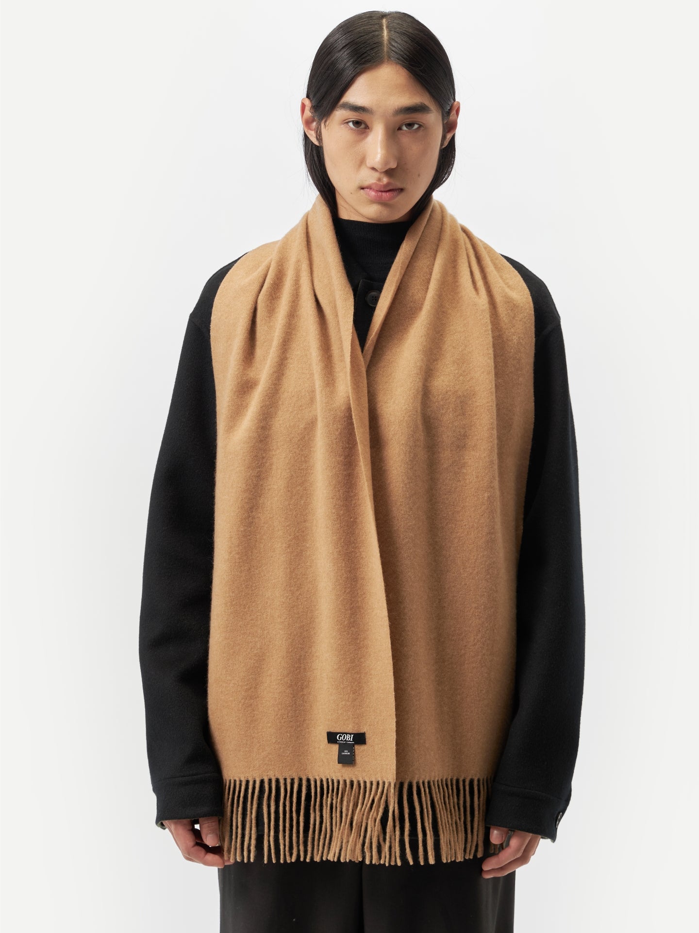 Cashmere Fringed Scarf