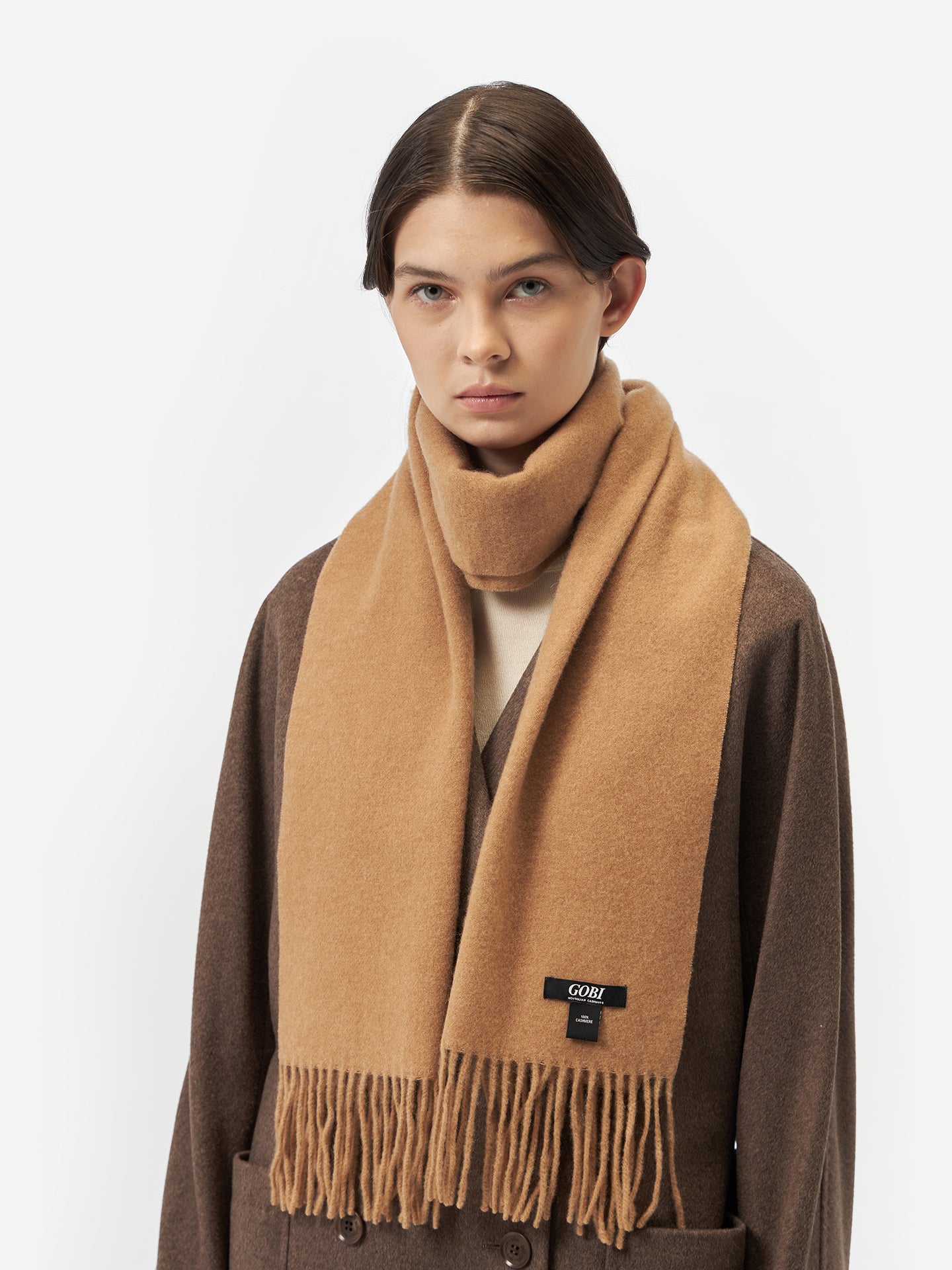 Cashmere Fringed Scarf