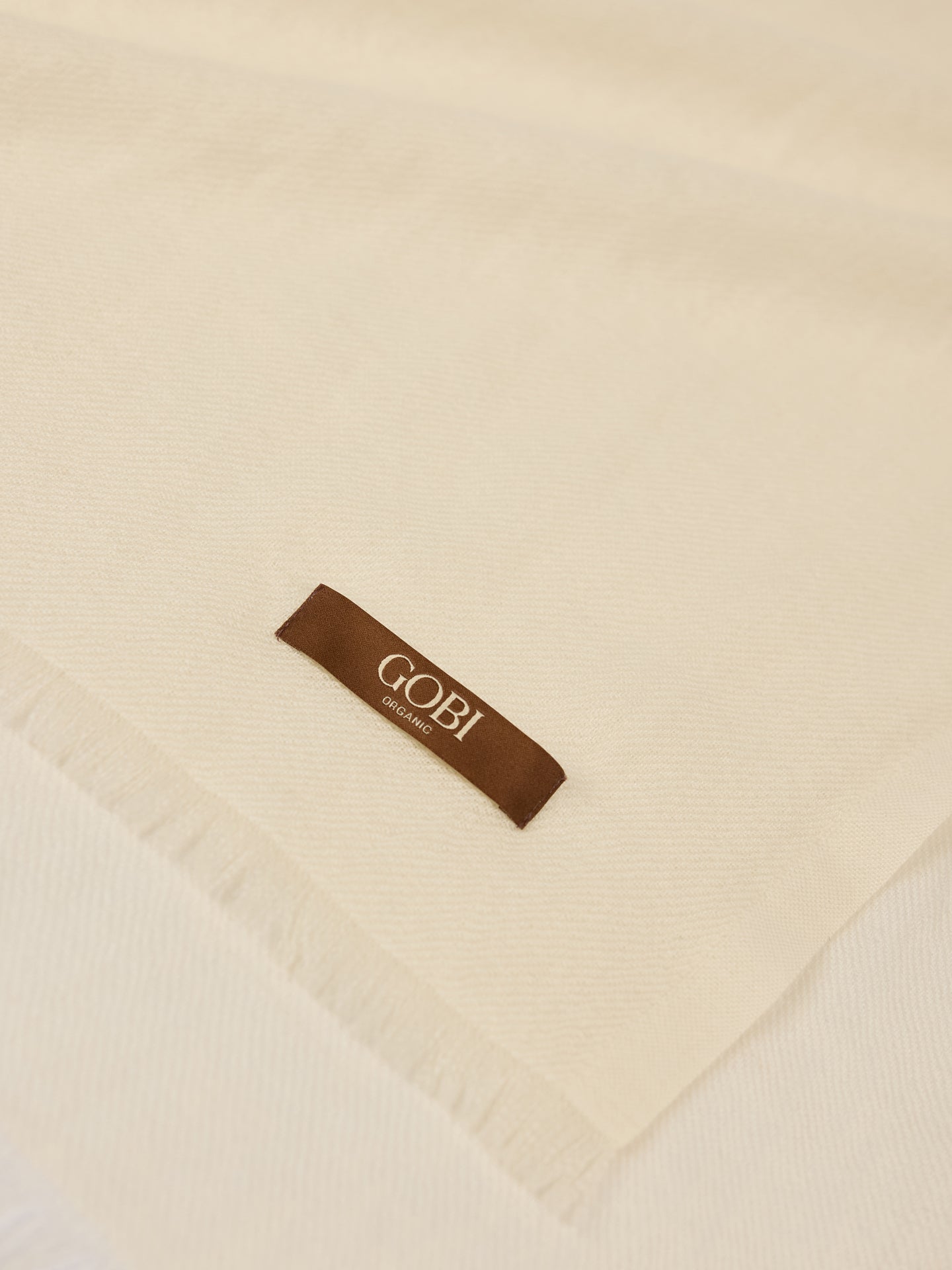 Organic Colour Lightweight Cashmere Woven Scarf