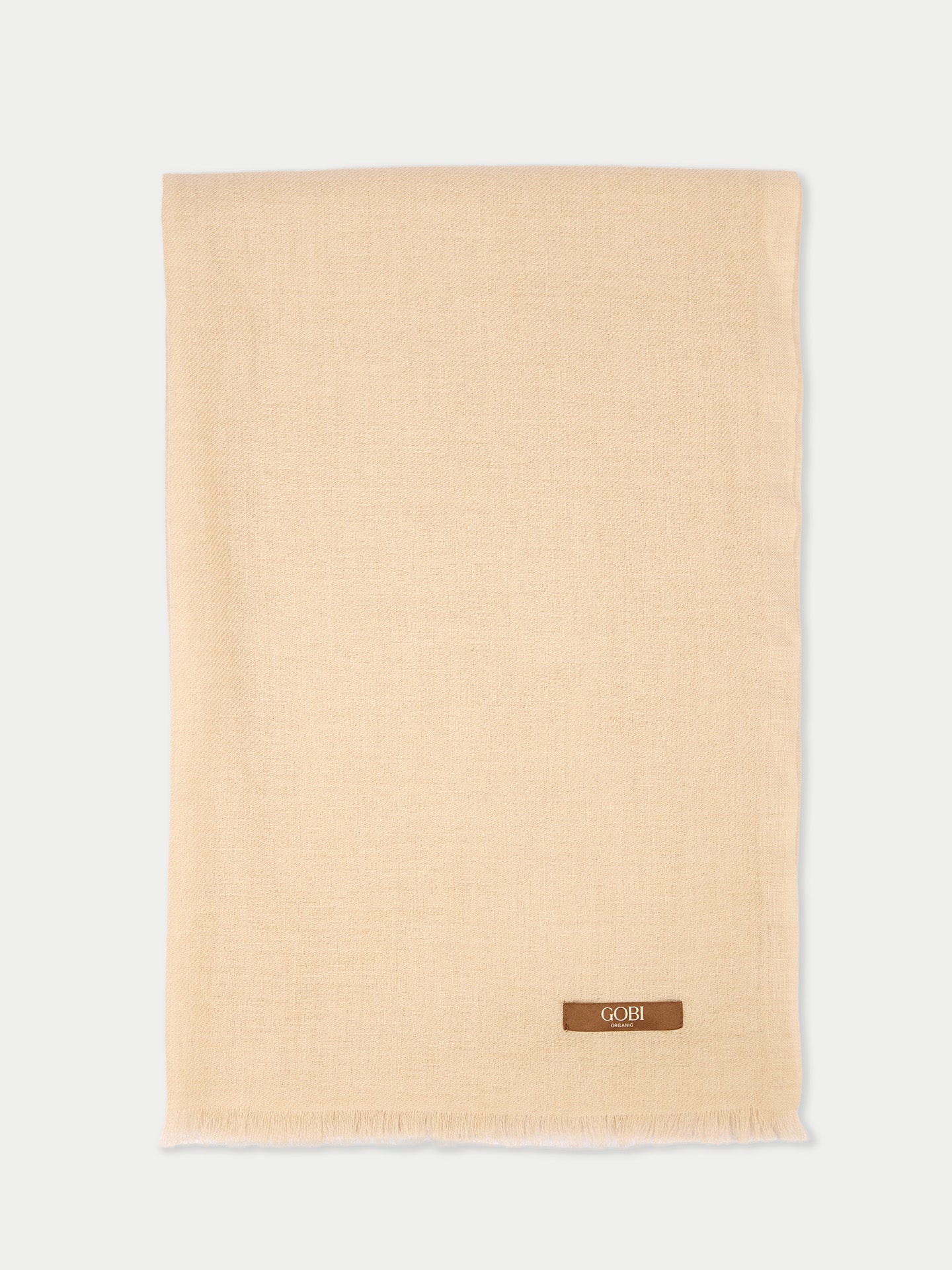 Organic Colour Lightweight Cashmere Woven Scarf