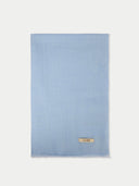 Light blue fabric with a brand label on a white background #color_muted-blue