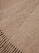 Women's Cashmere Woven Scarf Taupe - Gobi Cashmere