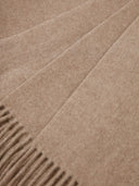 Women's Cashmere Woven Scarf Taupe - Gobi Cashmere #color_taupe