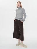 Women's Cashmere Turtle Neck Sweater Vapor Blue - Gobi Cashmere #color_vapor-blue