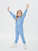 Kids Cashmere Pants Cerulean - Gobi Cashmere #color_cerulean