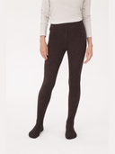 Person wearing dark brown tights on a white background GOBI UK #color_mole