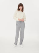 Women's Cashmere  Straight Leg Jogger Light Gray - Gobi Cashmere #color_light-gray