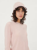 Women's Lightweight Cashmere Round-Neck Jumper Rose Water #color_rosewater
