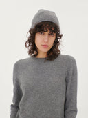 Women's £99 Cashmere Hat & Sweater Set Dim Gray| GOBI UK #color_dim-gray