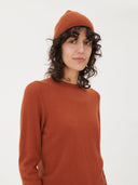 Women's Cashmere €79 Hat & Sweater Set Sugar Almond - Gobi Cashmere #color_sugar-almond
