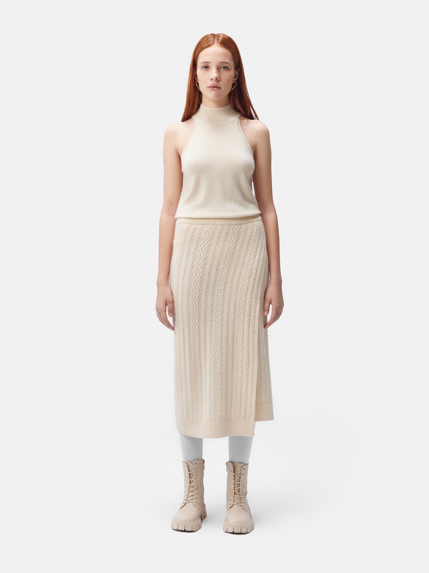 GOBI Cashmere - Responsible Cashmere - Cashmere Sleeveless Turtleneck