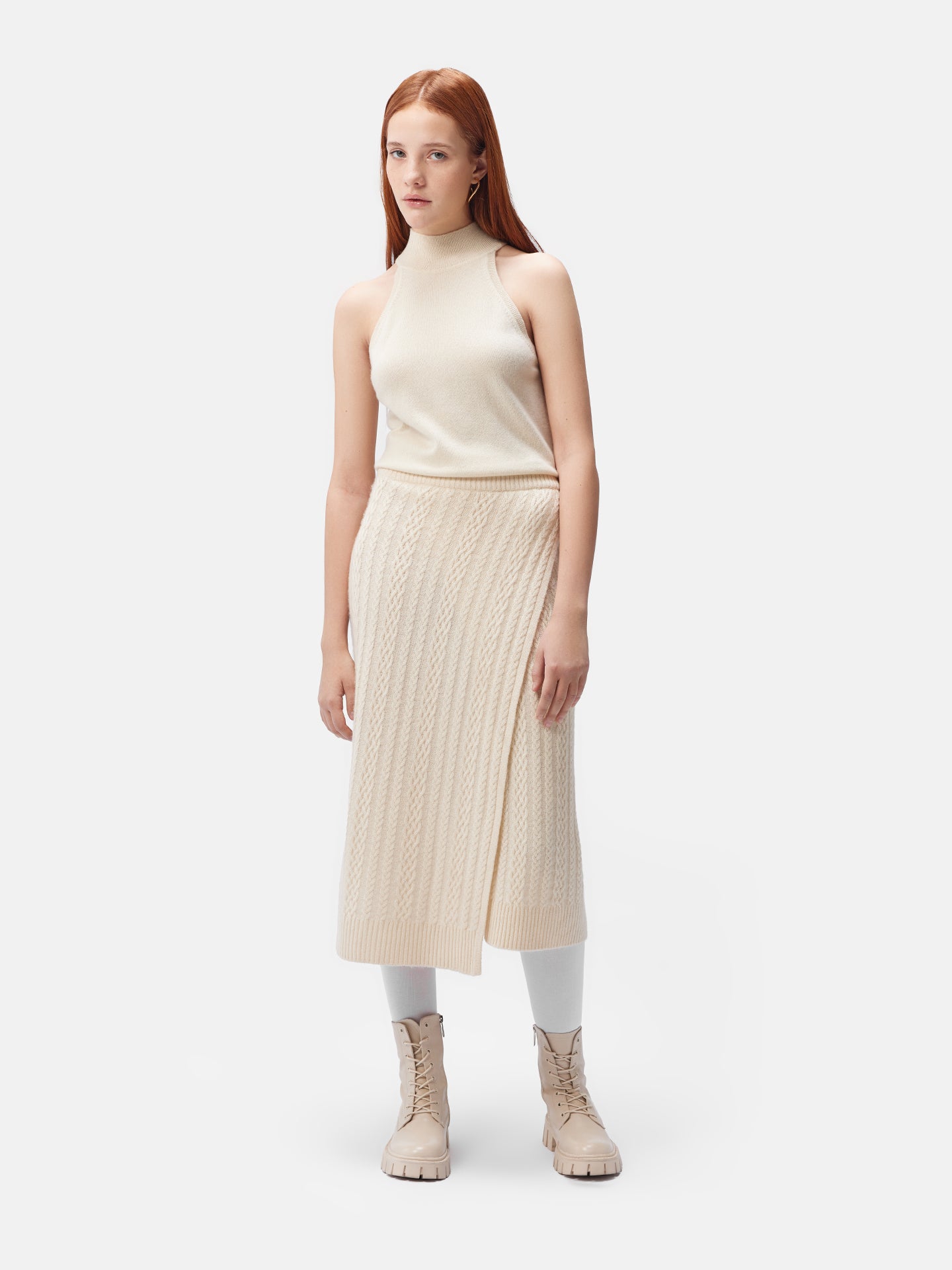 GOBI Cashmere - Responsible Cashmere - Cashmere Sleeveless Turtleneck