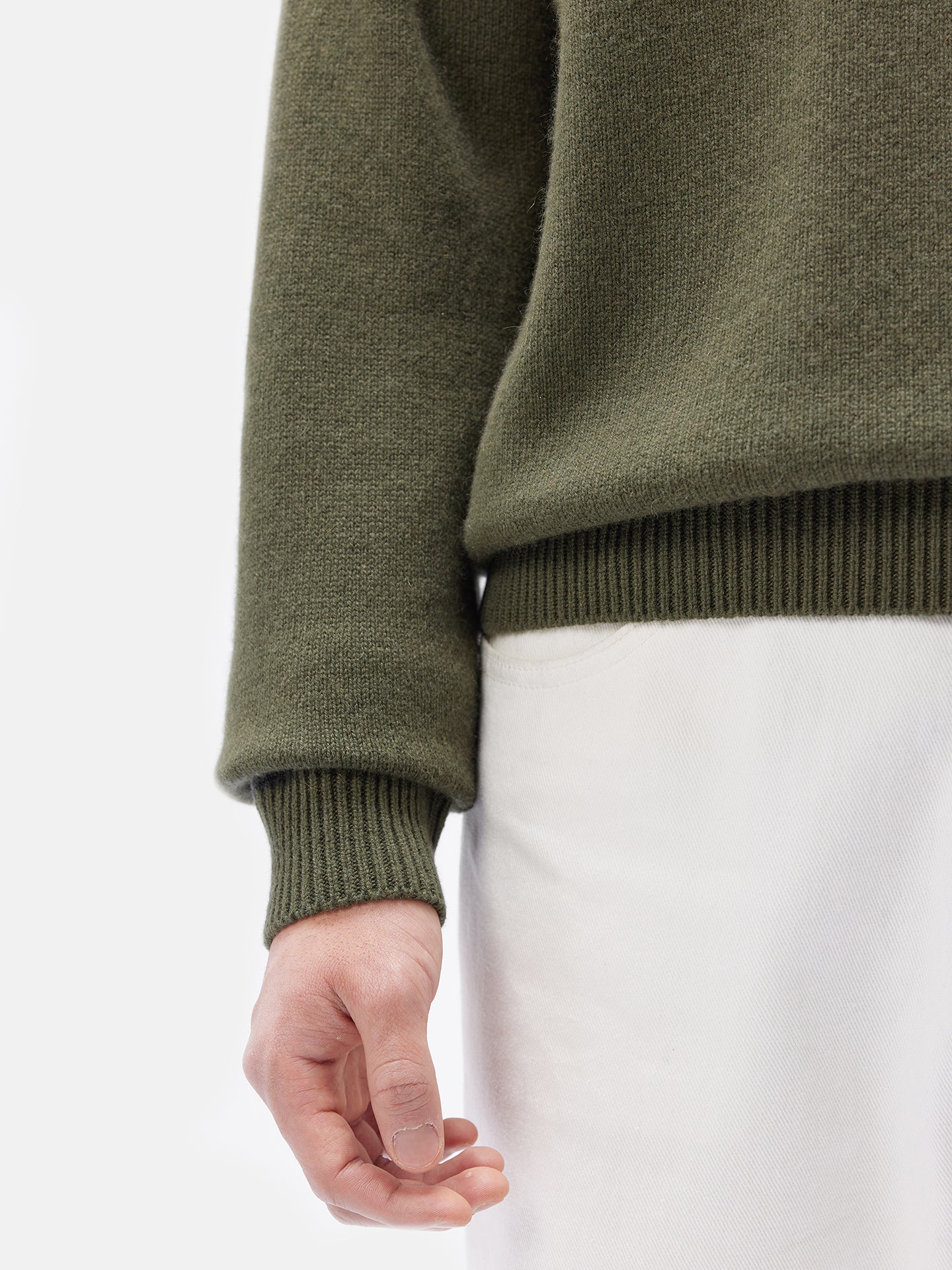 Men’s Cashmere Quarter-Zip Jumper