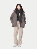 Cashmere Fringed Scarf Charcoal - Gobi Cashmere