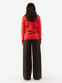 Women’s Basic Cashmere Turtleneck Sweater Fiesta | GOBI UK #color_fiesta
