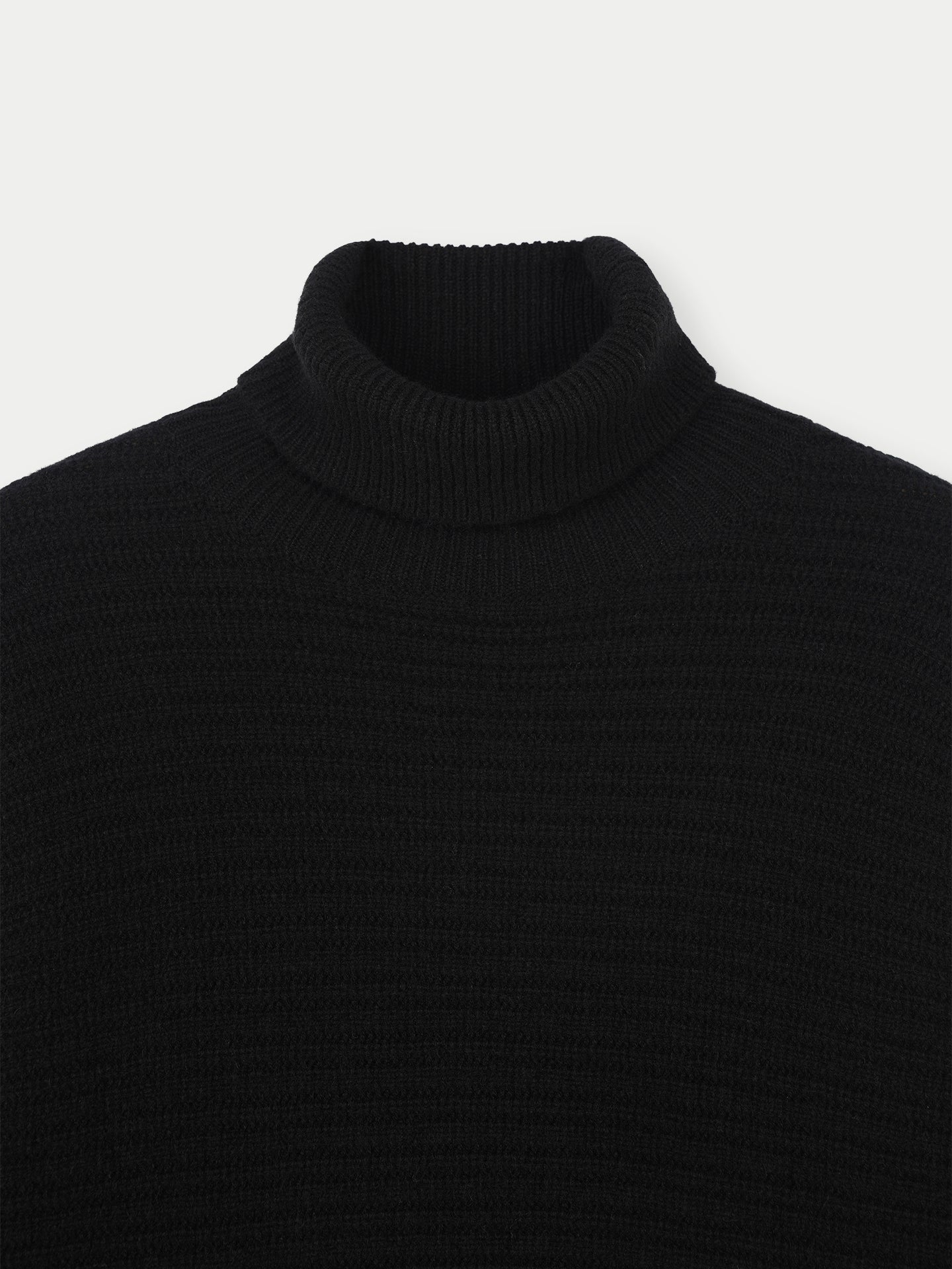 Cashmere Cropped T-Neck Sweater