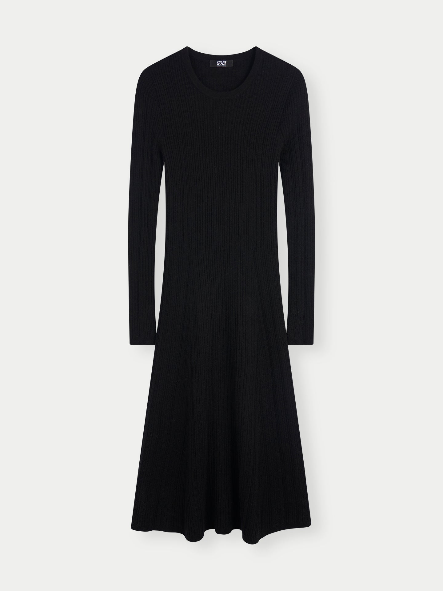 Textured Knit Cashmere Dress