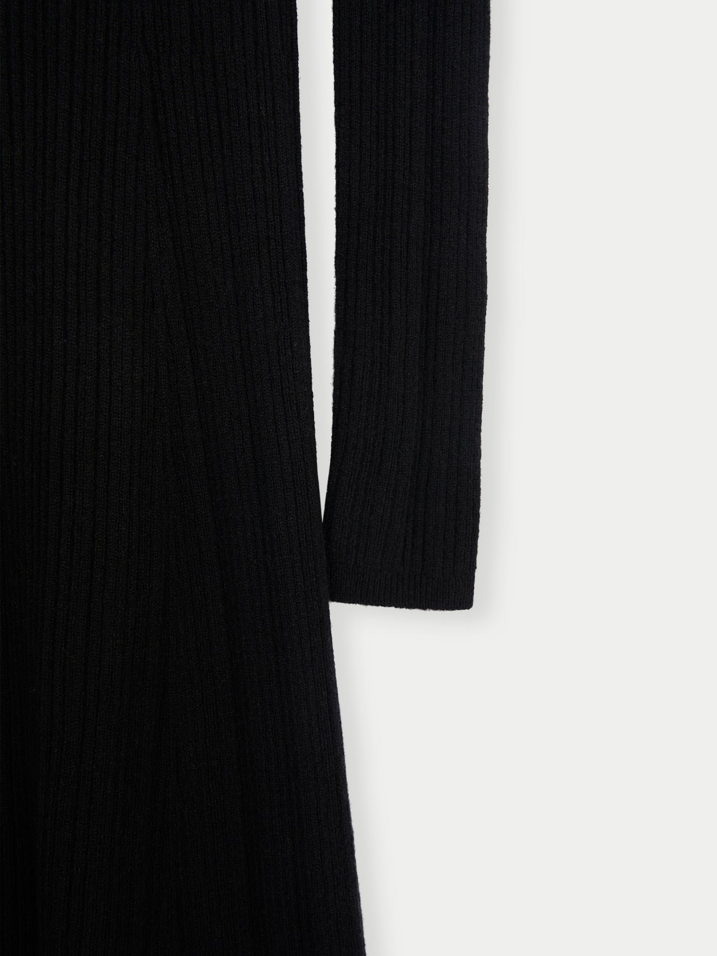 Textured Knit Cashmere Dress