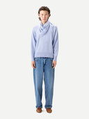 Triangular Cashmere Scarf | GOBI UK #color_cashmere-blue