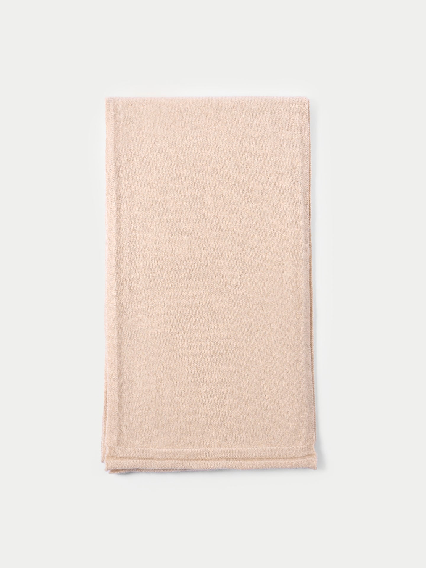 Organic Colour Cashmere Jersey Knit scarf