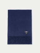Cashmere Fringed Scarf Midnight - Gobi Cashmere