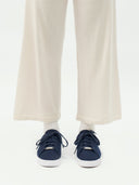Unisex Cashmere Wool Trainers Navy - Gobi Cashmere #color_navy-blue