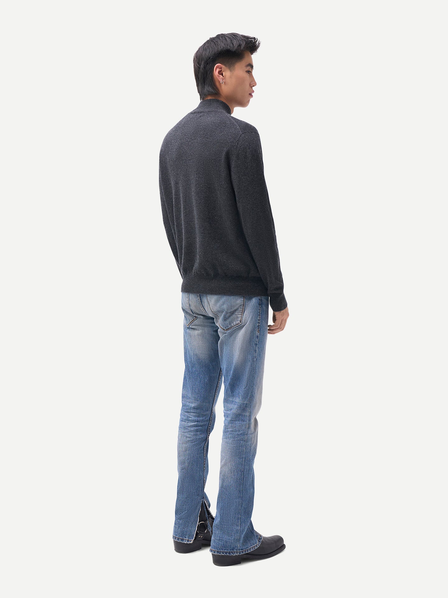 Timeless Mock Neck Cashmere Jumper
