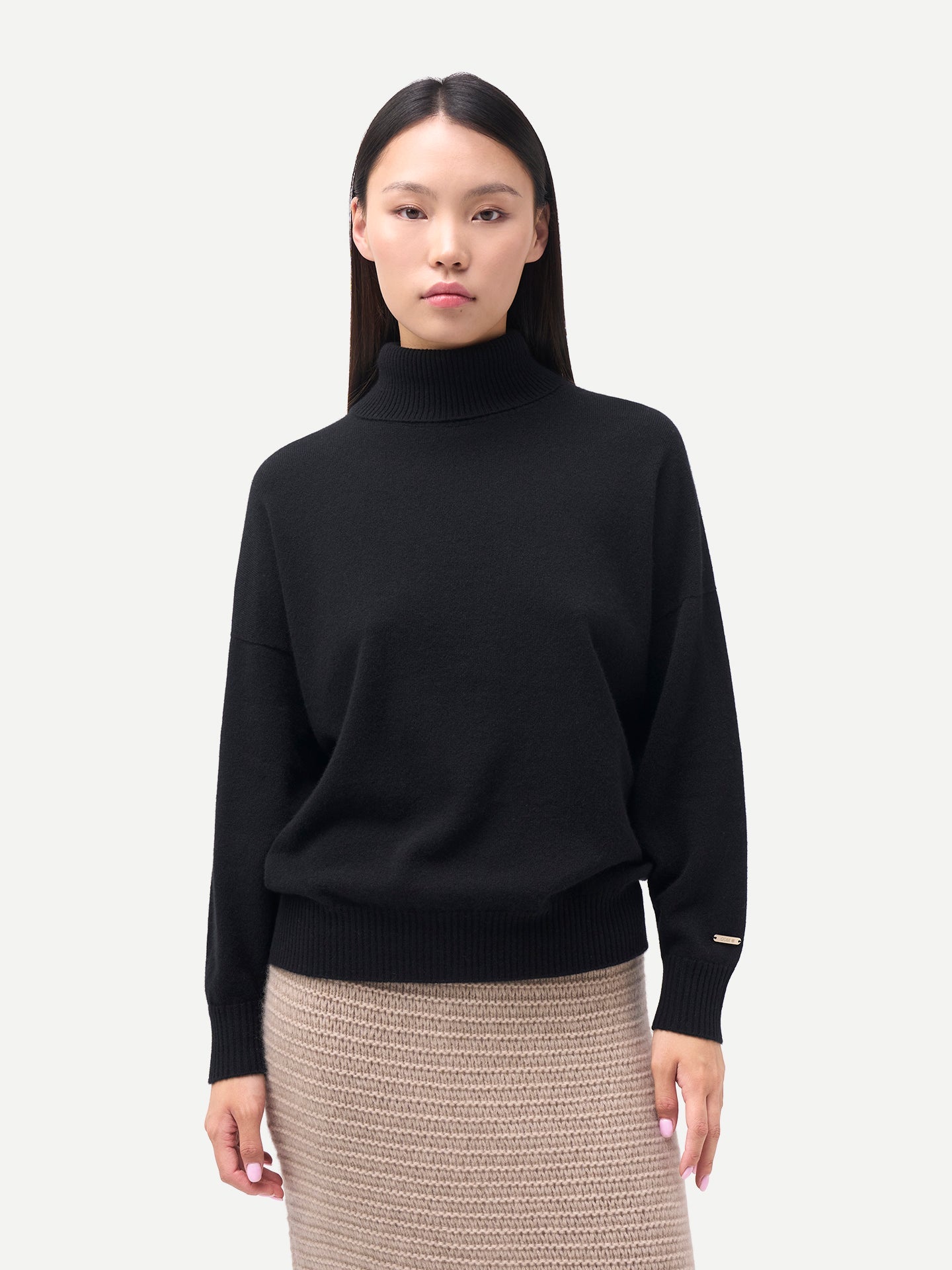 Women T-Neck  Cashmere Jumper